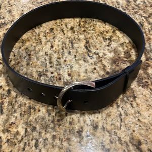 PRADA Black Leather Belt